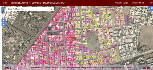 GIDC Temporal WebGIS